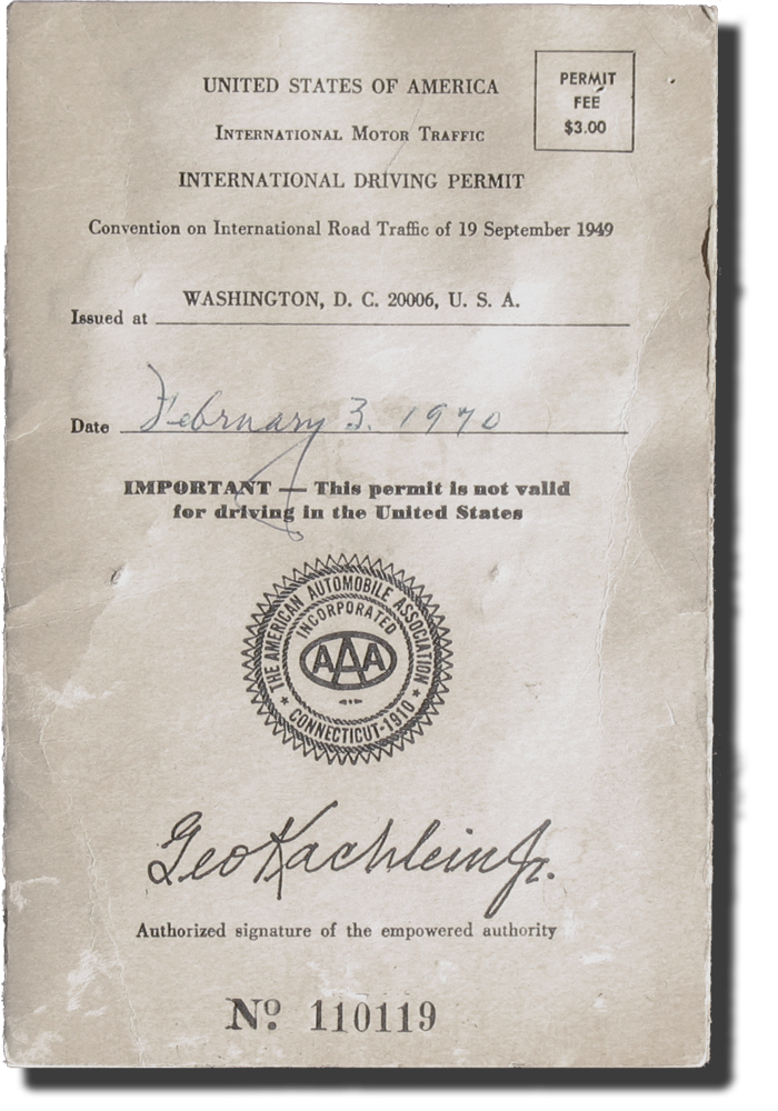 Intl Driving Permit - cover